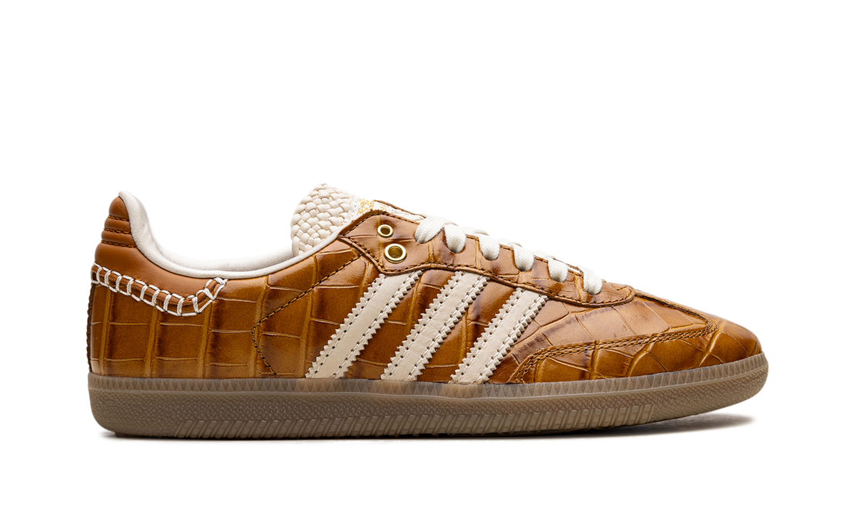 Overkicks - Adidas Samba Wales Bonner Brown Croc (JH9826) - detalle talón