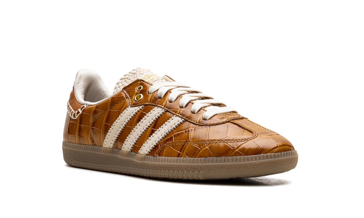 Overkicks - Adidas Samba Wales Bonner Brown Croc (JH9826) - detalle lateral interior