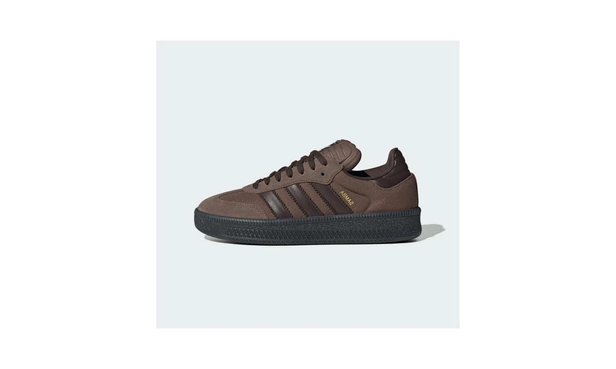 Overkicks - Adidas Samba XLG Earth Strata Dark Brown (JR0929) - vista lateral