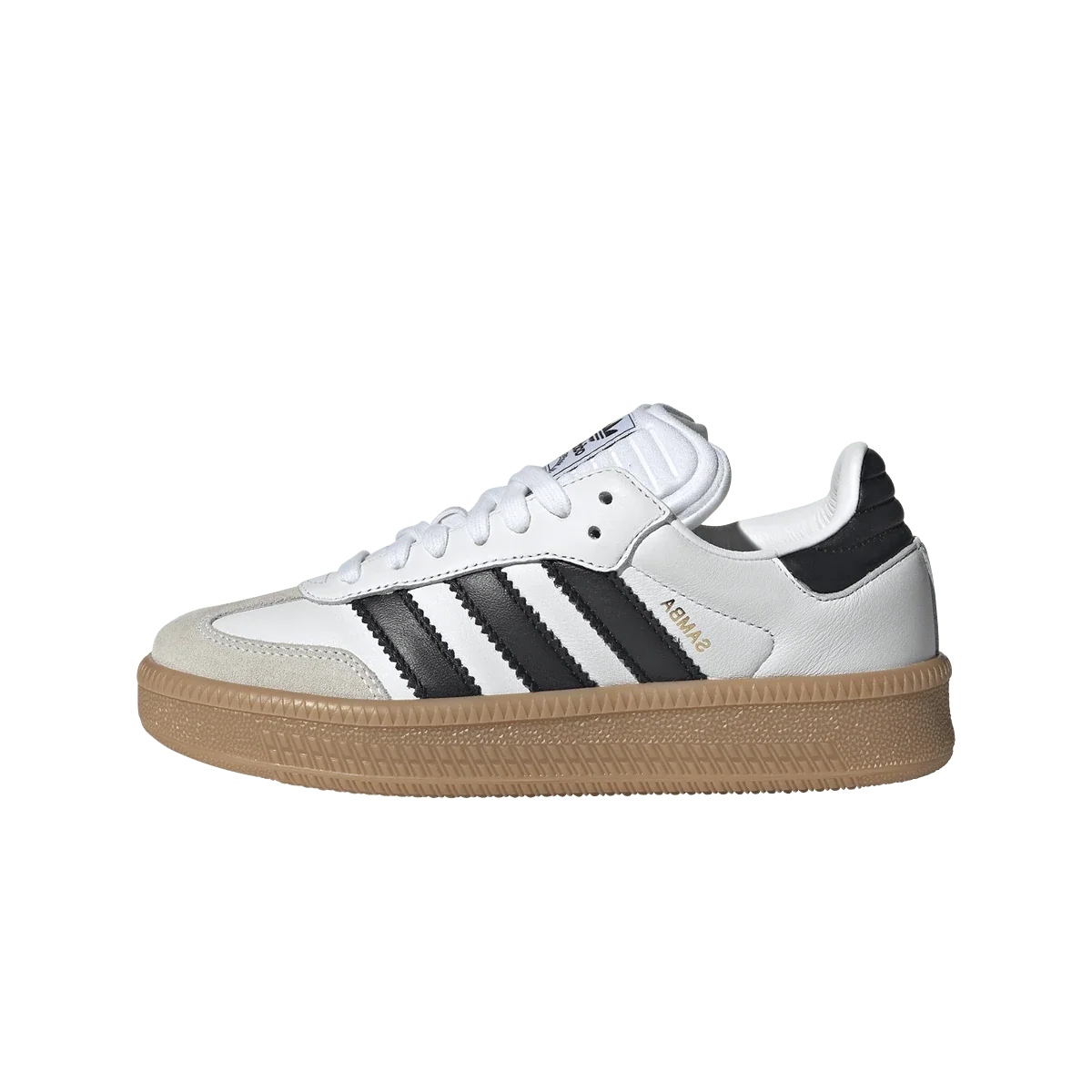 Overkicks - Adidas Samba XLG White Black Gum (GS) (JH6516) - vista lateral