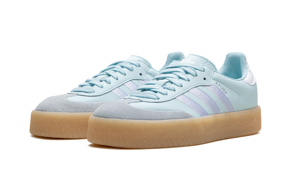 Overkicks - Adidas Sambae Almost Blue (Womens) (ID0435) - vista trasera