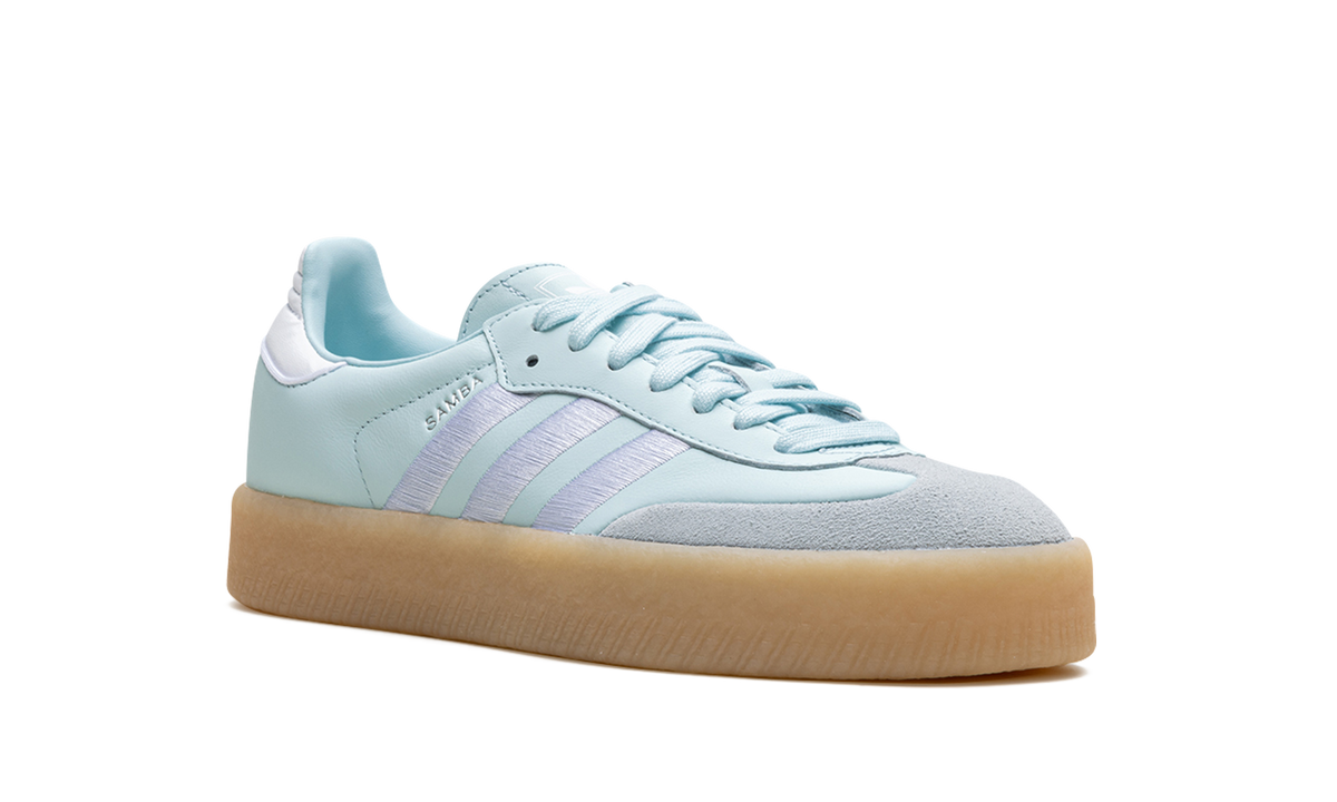 Overkicks - Adidas Sambae Almost Blue (Womens) (ID0435) - detalle lateral interior