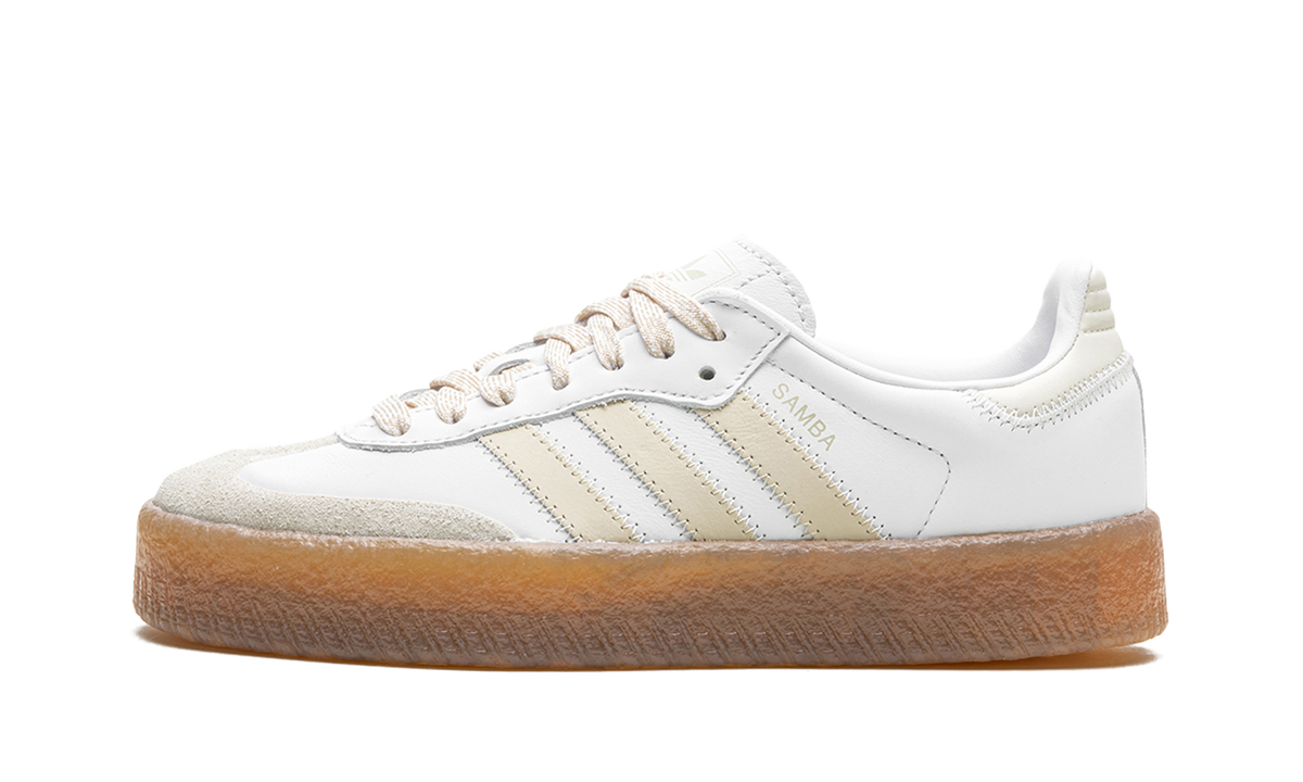 Overkicks - Adidas Sambae Beige (Womens) (IE9107) - vista lateral