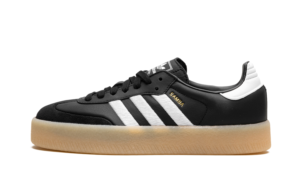 Overkicks - Adidas Sambae Black White Gum (Womens) (ID0436) - vista lateral