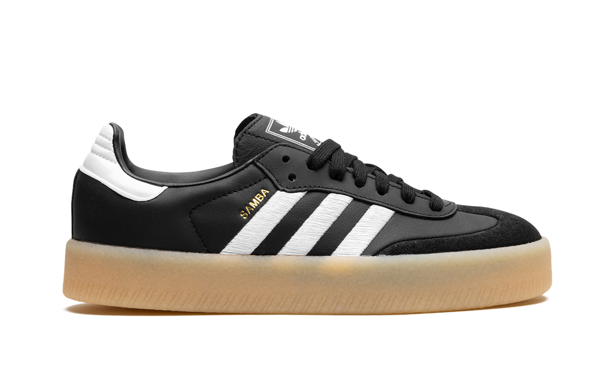 Overkicks - Adidas Sambae Black White Gum (Womens) (ID0436) - detalle talon