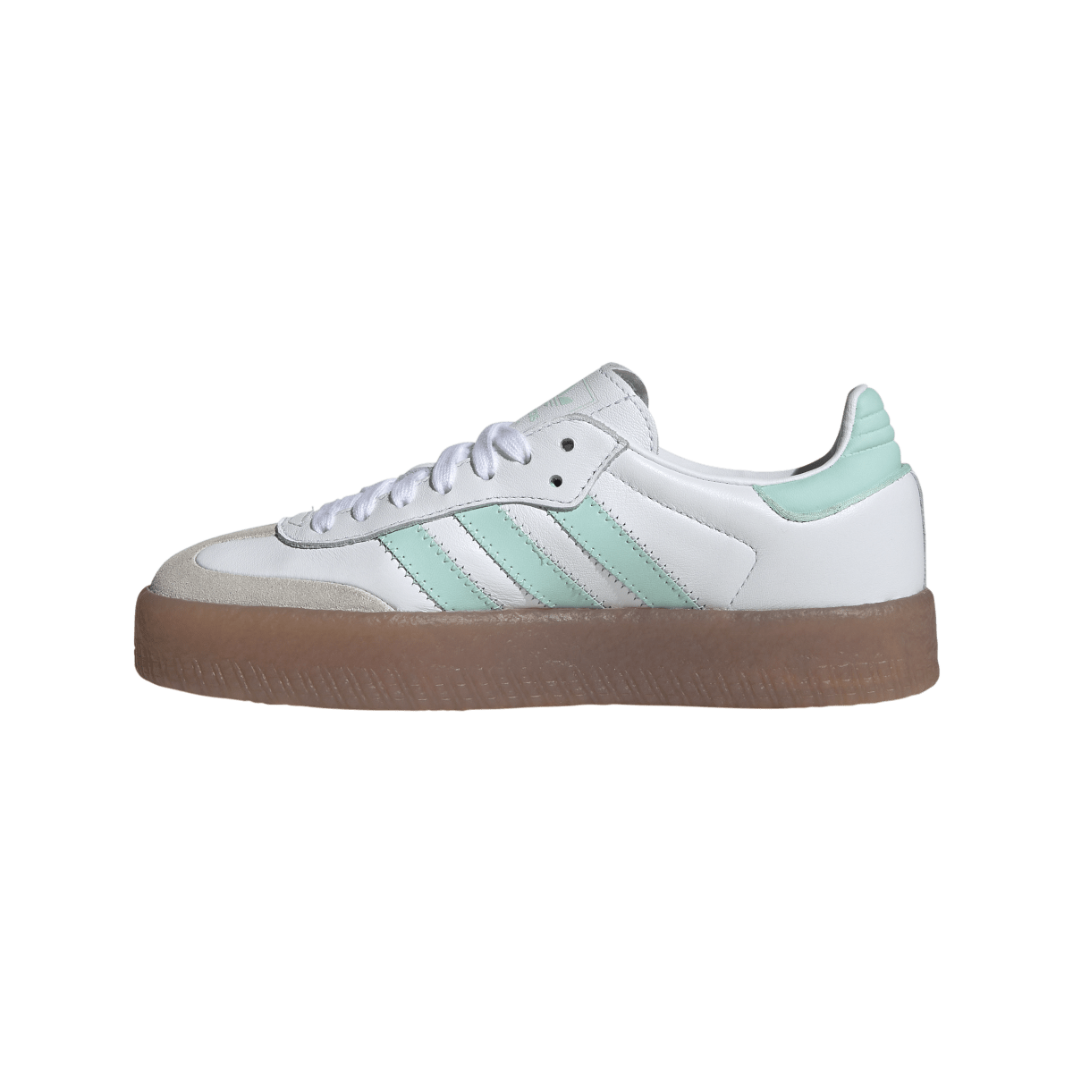 Overkicks - Adidas Sambae Cloud White Clear Mint Gold Metallic (GS) (JQ1314) - imagen 6