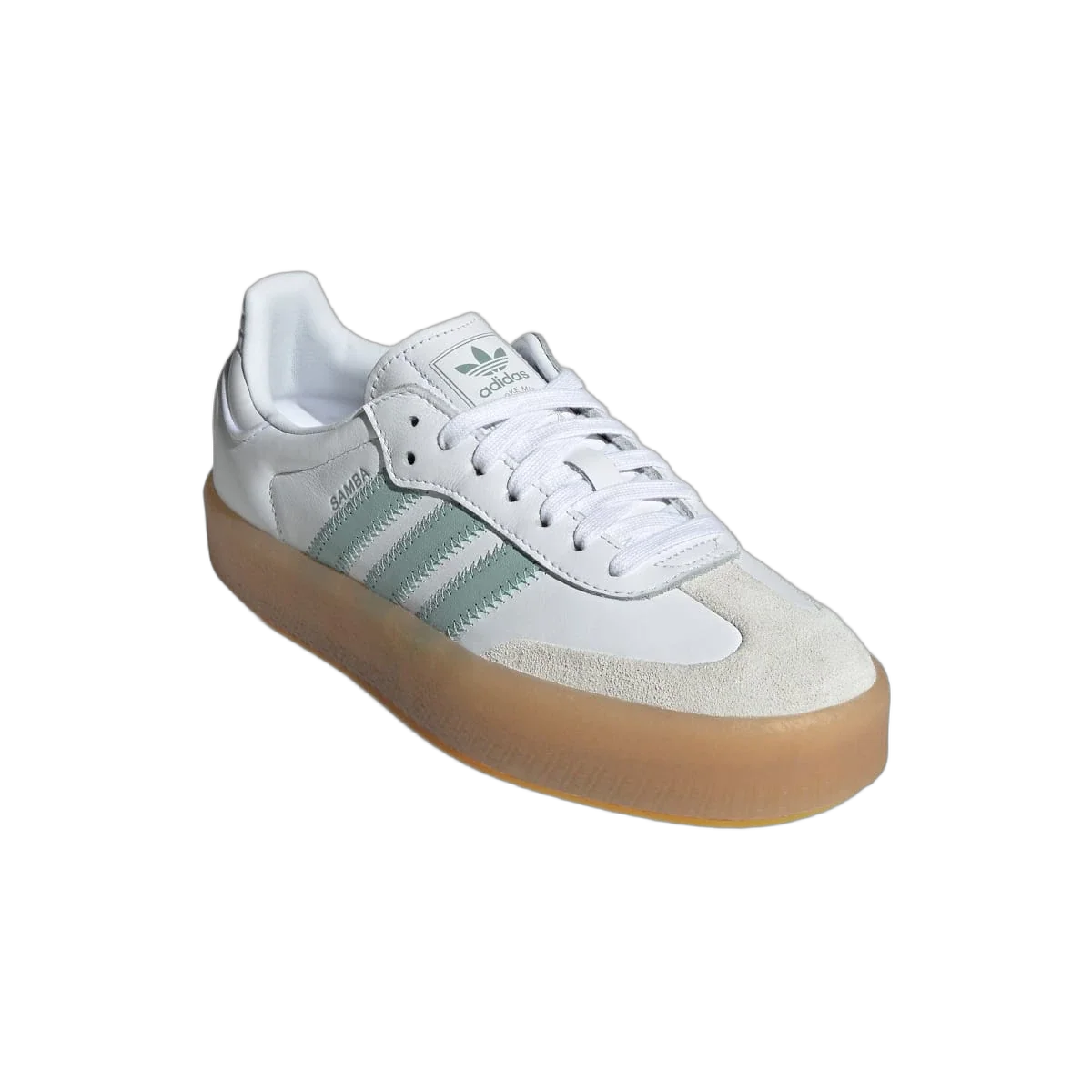 Overkicks - Adidas Sambae Cloud White Wonder Blue (Womens) (JP5609) - detalle suela