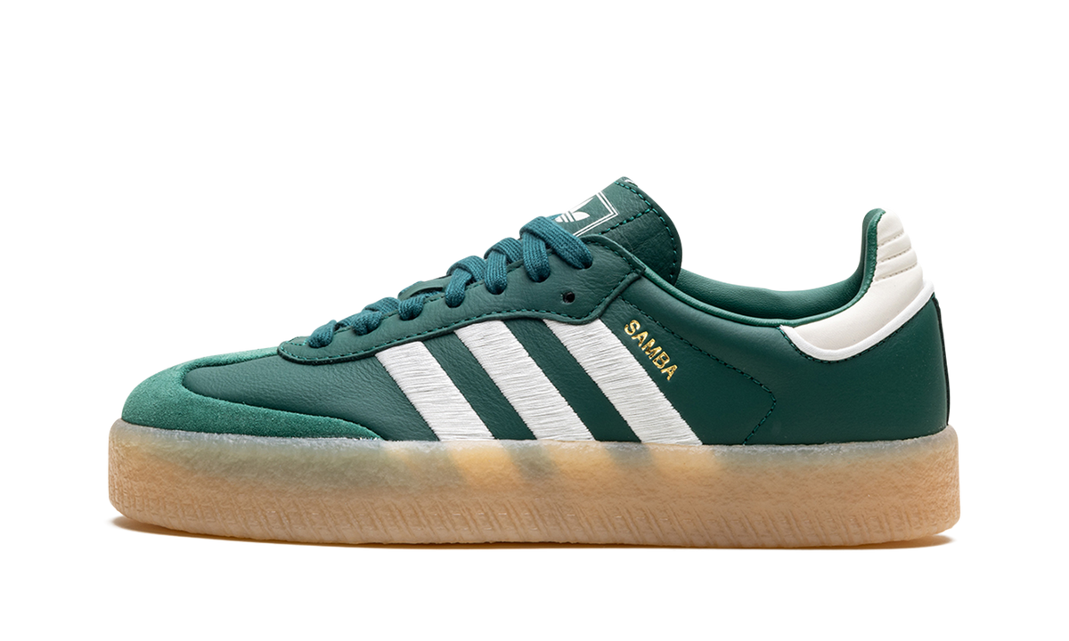 Overkicks - Adidas Sambae Collegiate Green Gum (Womens) (IF1835) - vista lateral