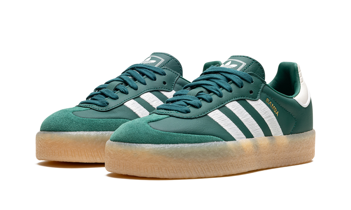 Overkicks - Adidas Sambae Collegiate Green Gum (Womens) (IF1835) - vista trasera