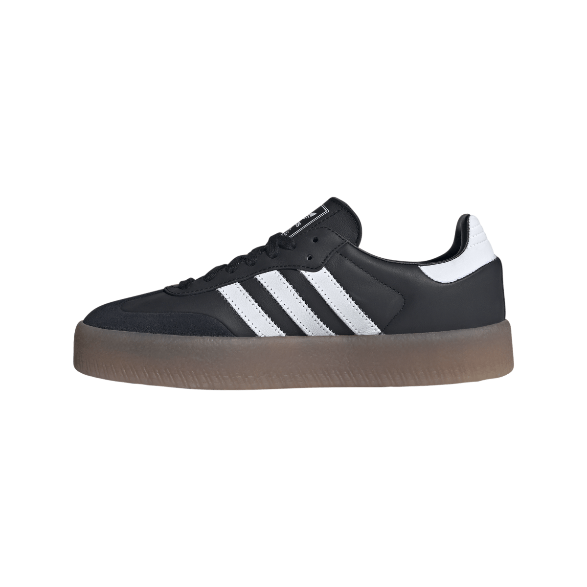 Overkicks - Adidas Sambae Core Black Metallic Gold (Womens) (JI1350) - detalle talon