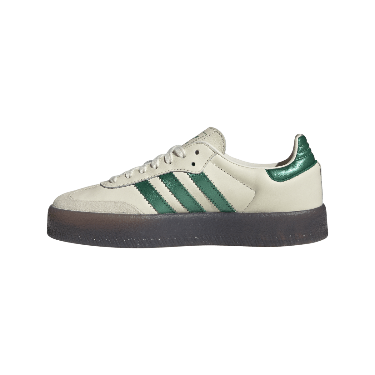 Overkicks - Adidas Sambae Cream Bold Green (Womens) (IH4043) - detalle talon
