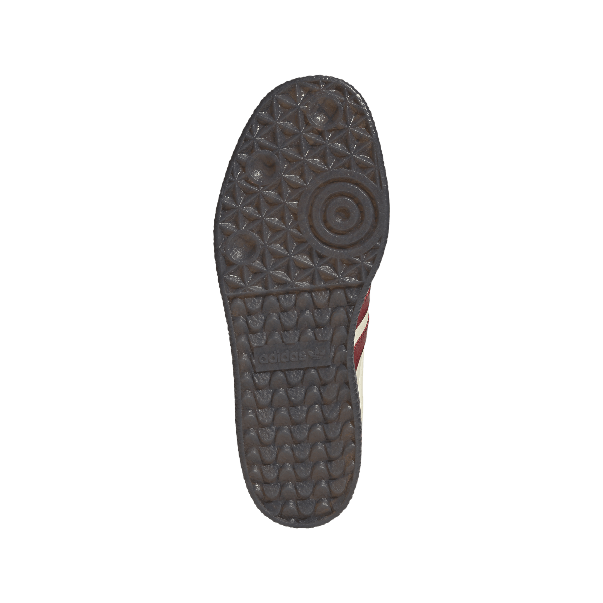 Overkicks - Adidas Sambae Cream White Shadow Red (Womens) (IH4044) - detalle suela