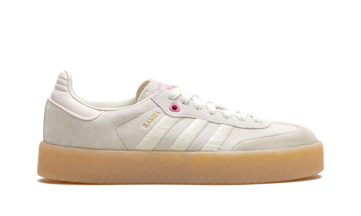 Overkicks - Adidas Sambae Ivory Pink Fusion (Womens) (ID1104) - detalle talon