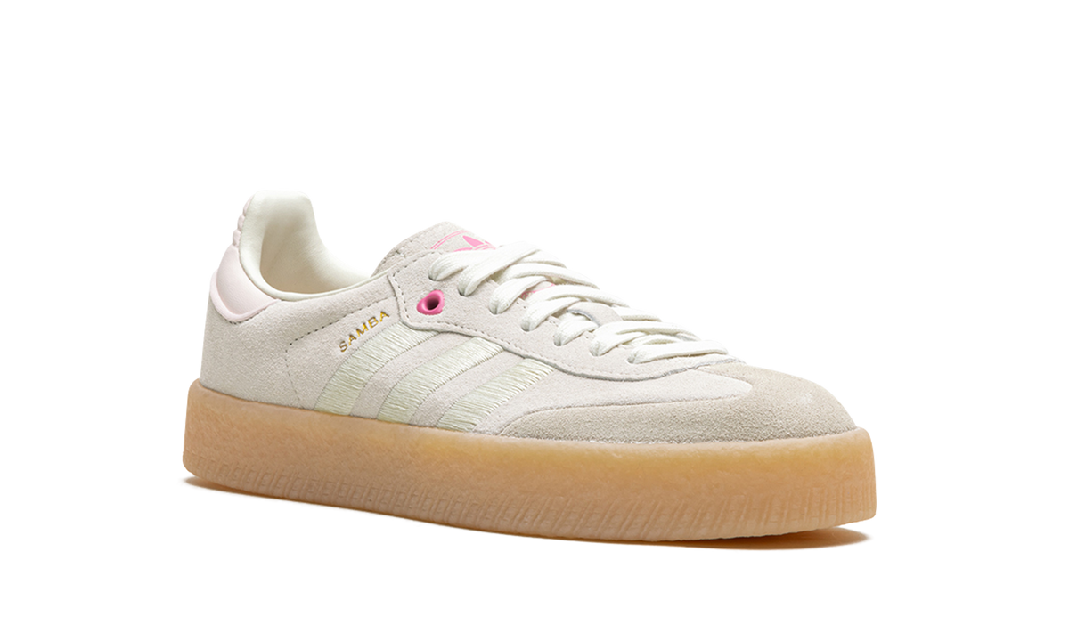 Overkicks - Adidas Sambae Ivory Pink Fusion (Womens) (ID1104) - detalle lateral interior