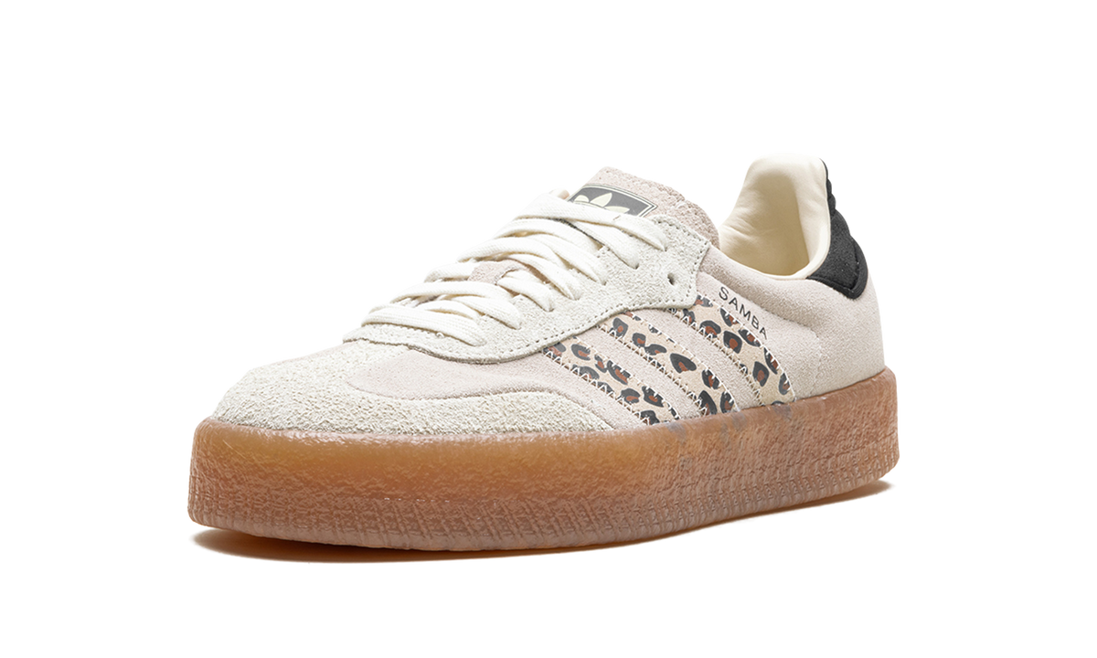 Overkicks - Adidas Sambae Leopard Off White (Womens) (JI4226) - detalle suela