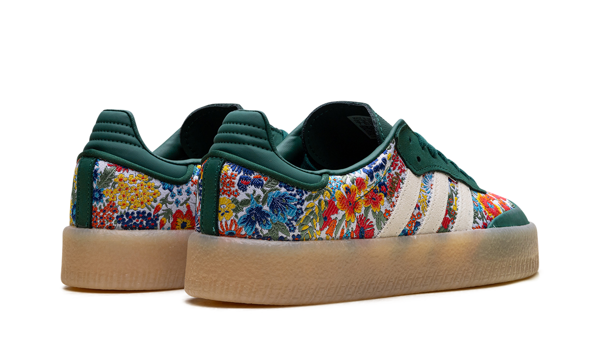 Overkicks - Adidas Sambae Liberty London Collegiate Green (Womens) (JH7289) - par completo