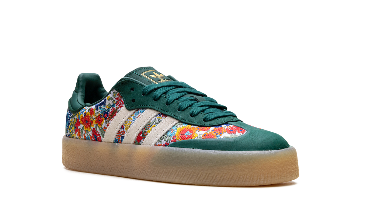 Overkicks - Adidas Sambae Liberty London Collegiate Green (Womens) (JH7289) - detalle lateral interior