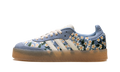 Adidas Sambae Liberty London Floral Embroidery Blue Cream White (Women's)