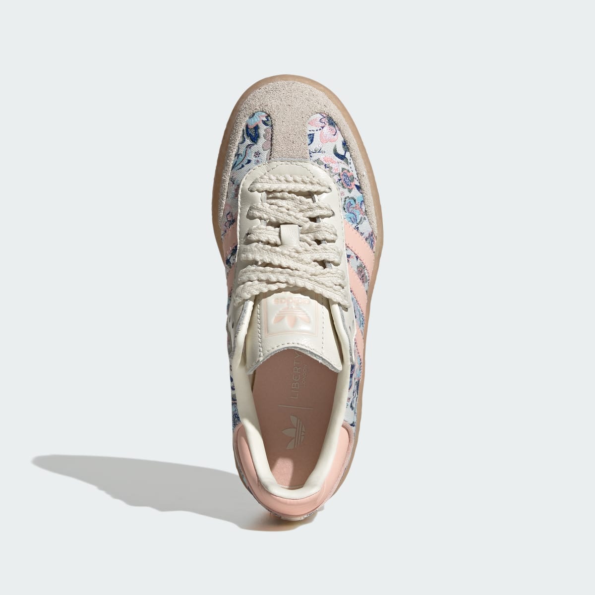 Overkicks - Adidas Sambae Liberty London Off White Blush Pink (GS) (JQ2009) - imagen 4