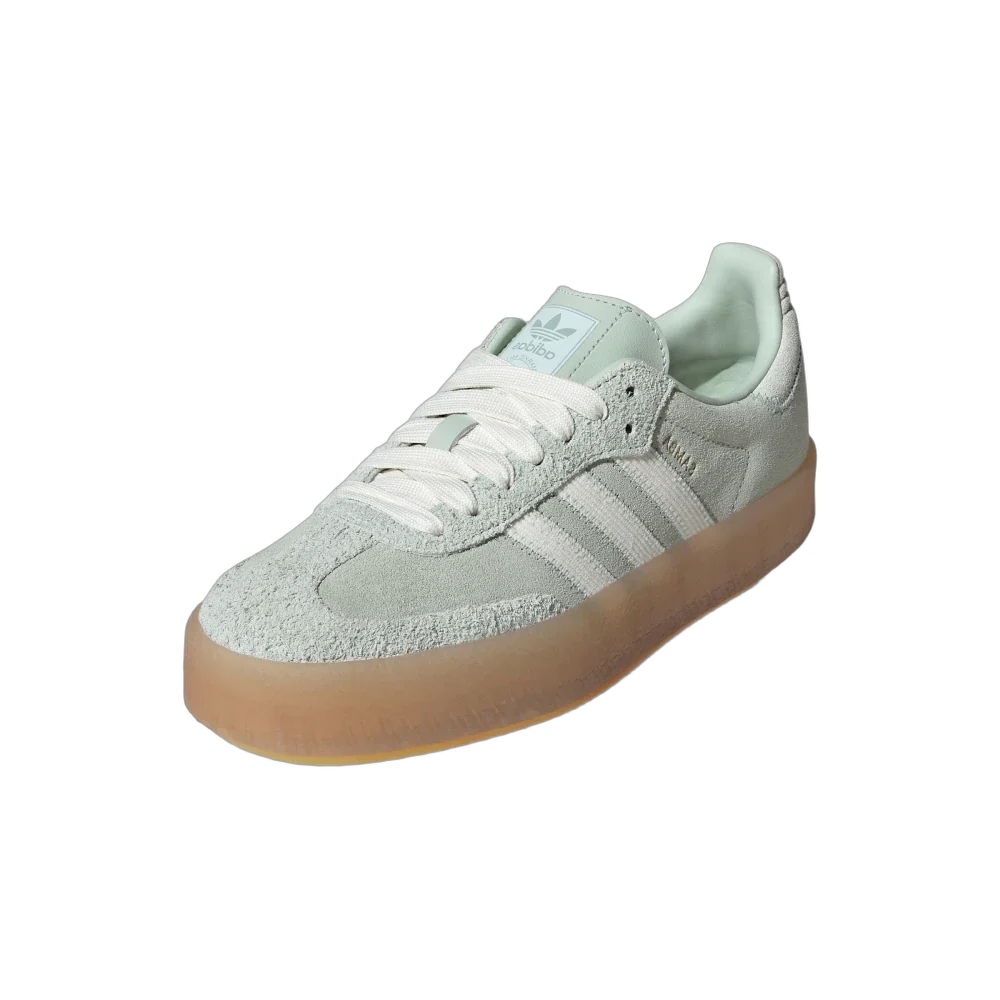 Overkicks - Adidas Sambae Linen Green Gum (Womens) (JI3881) - vista trasera