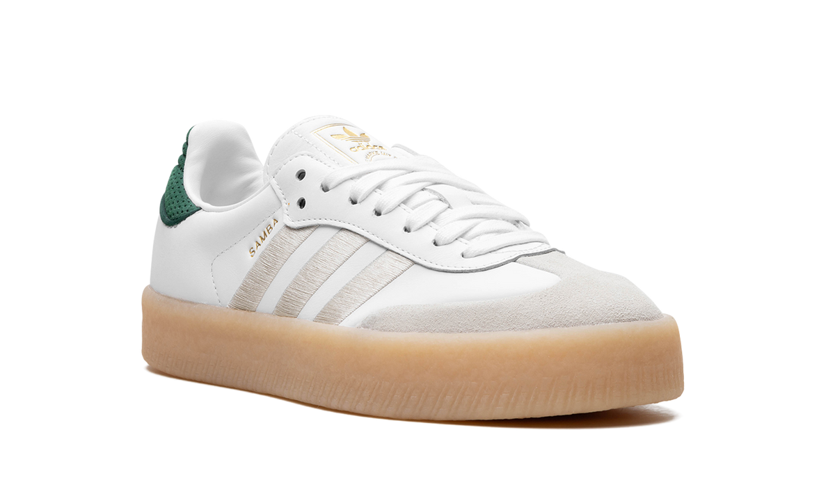 Overkicks - Adidas Sambae Off White Aluminum Green (Womens) (IF7162) - detalle lateral interior