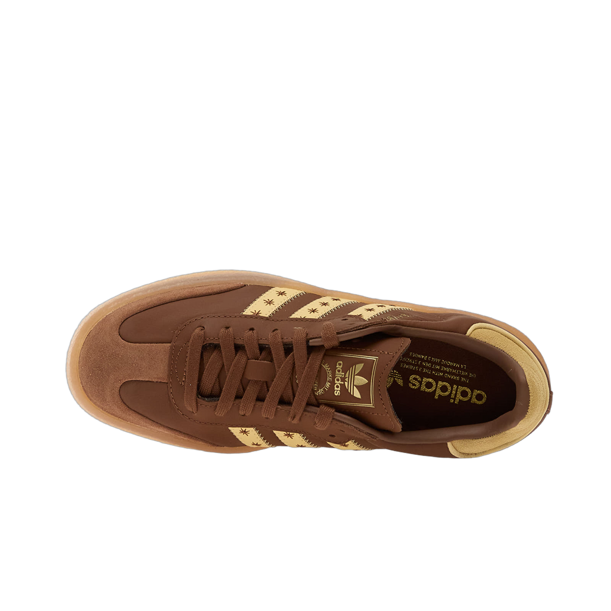 Overkicks - Adidas Sambae Preloved Brown Orange Tint (Womens) (JS3958) - detalle suela
