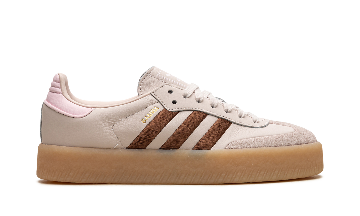 Overkicks - Adidas Sambae Putty Mauve Gum (Womens) (ID3737) - detalle talon