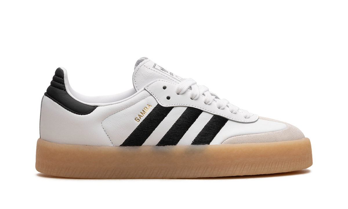 Overkicks - Adidas Sambae White Black Gum (Womens) (IG5744) - detalle talon