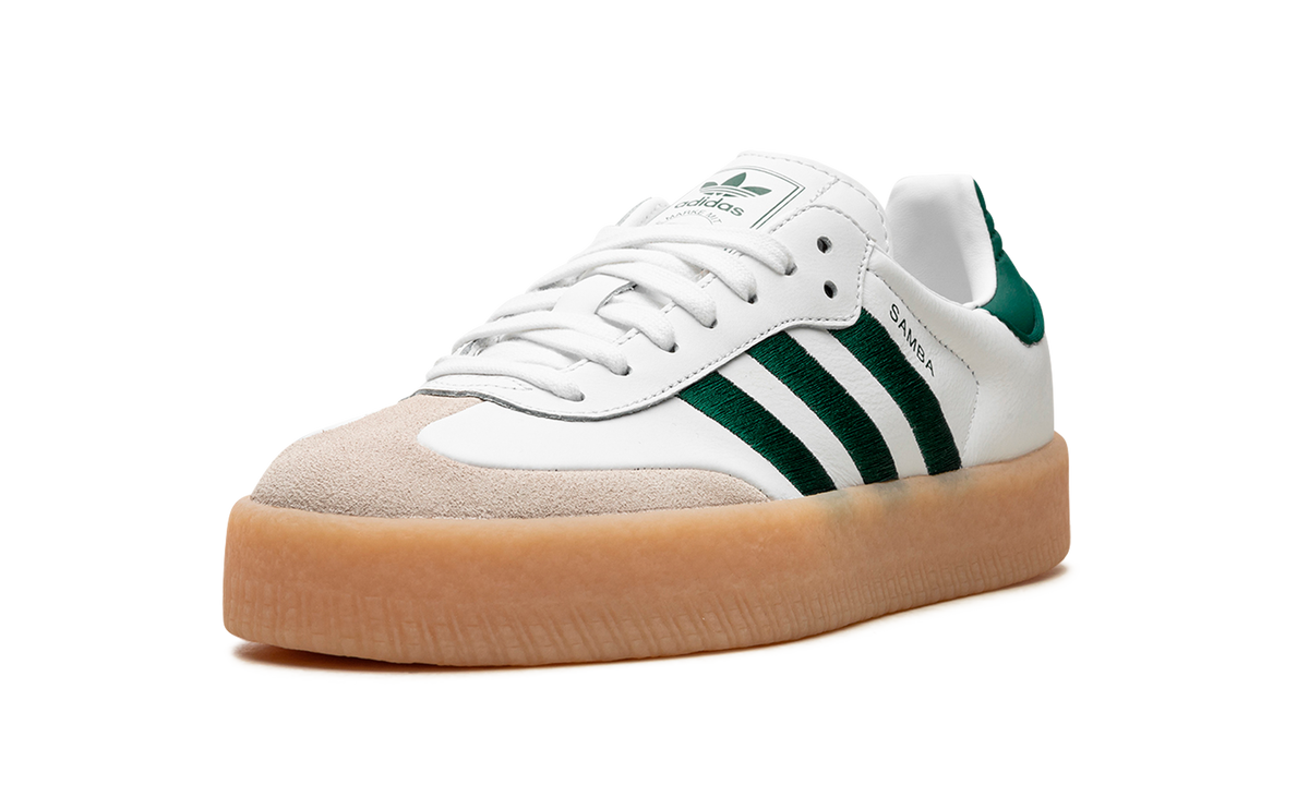 Overkicks - Adidas Sambae White Collegiate Green Gum (Womens) (ID0440) - detalle suela
