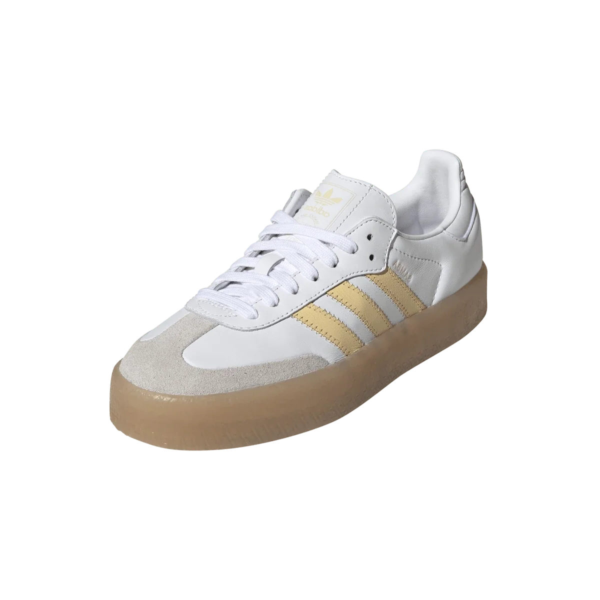 Overkicks - Adidas Sambae White Orange Tint Tangerine (Womens) (IH4025) - vista trasera