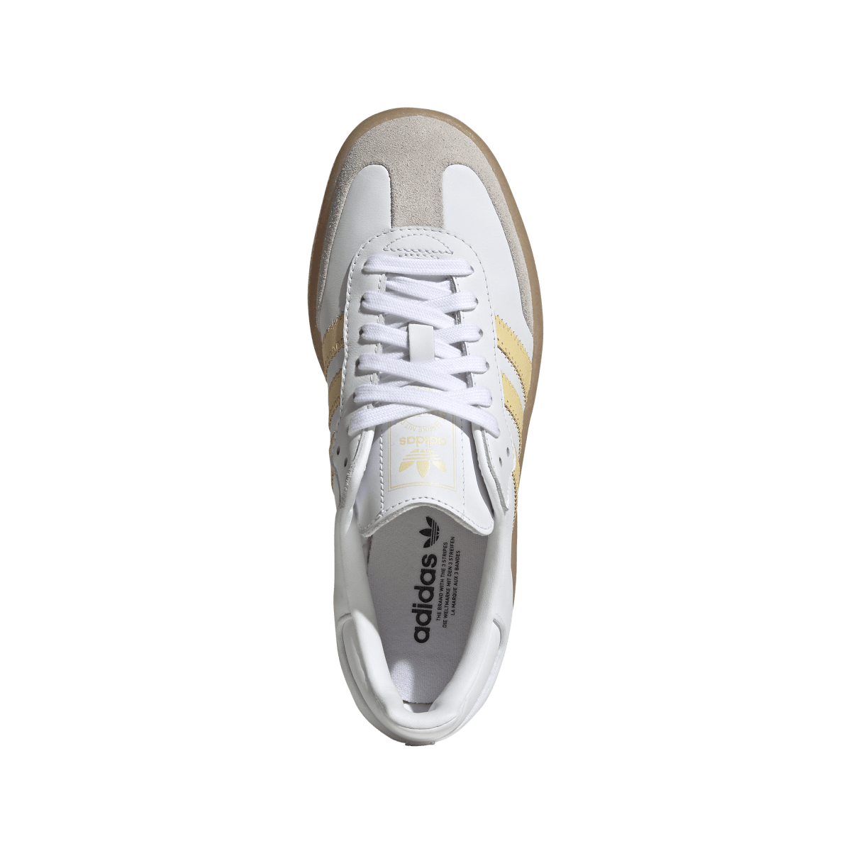 Overkicks - Adidas Sambae White Orange Tint Tangerine (Womens) (IH4025) - par completo