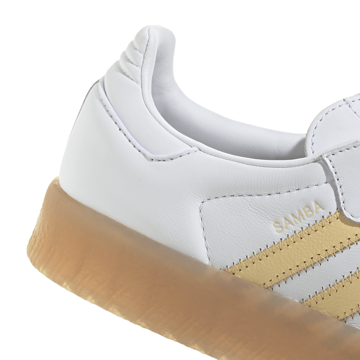 Overkicks - Adidas Sambae White Orange Tint Tangerine (Womens) (IH4025) - detalle