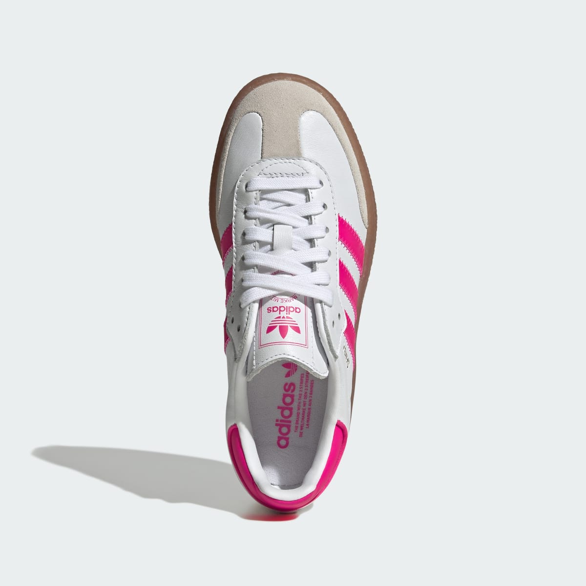 Overkicks - Adidas Sambae White Shock Pink (GS) (JP9532) - imagen 4