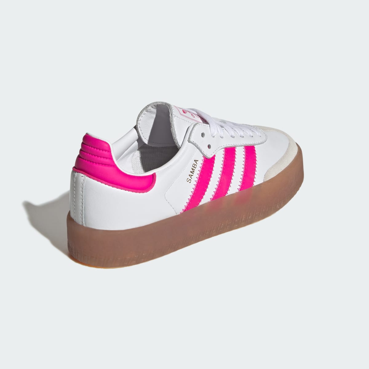 Overkicks - Adidas Sambae White Shock Pink (GS) (JP9532) - imagen 6