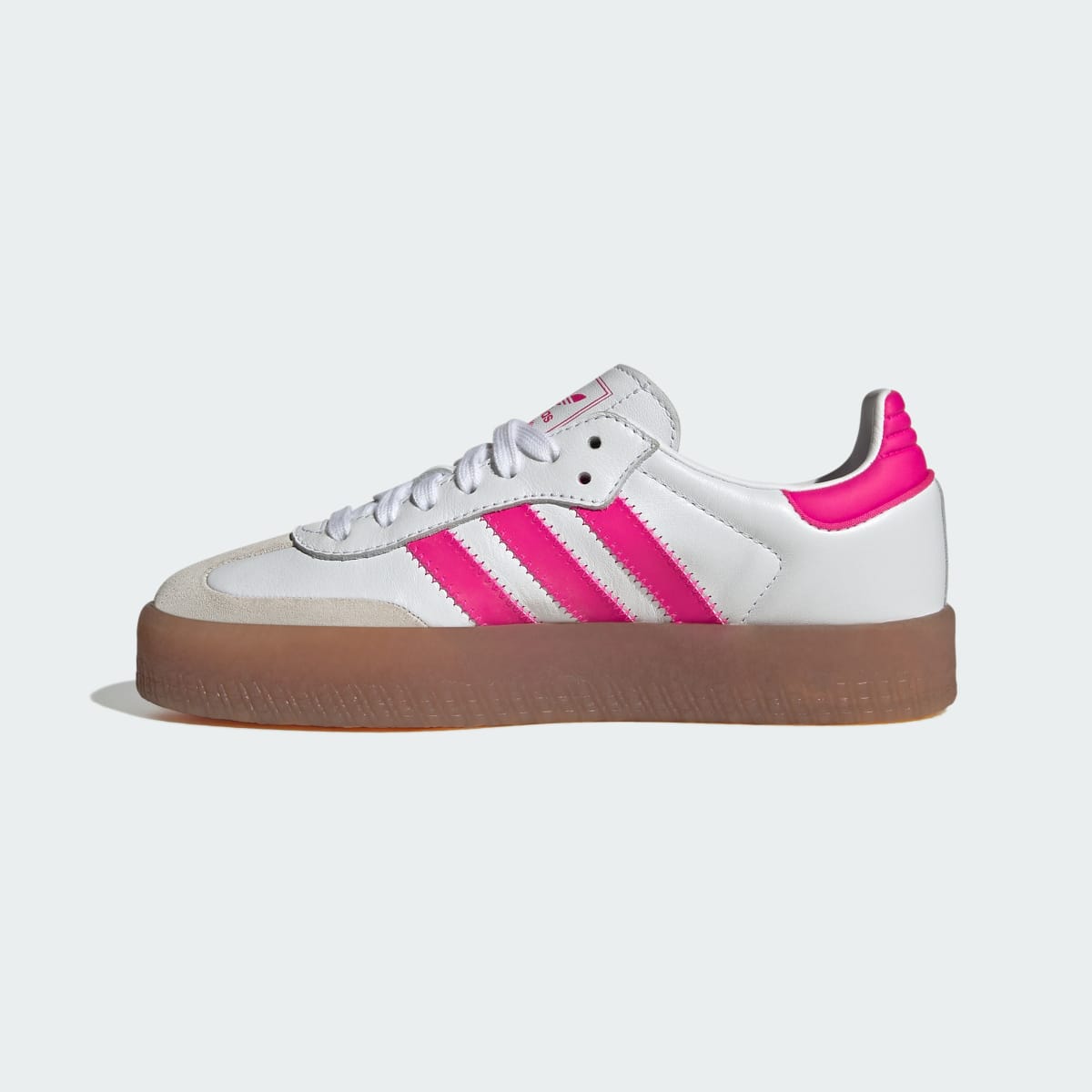 Overkicks - Adidas Sambae White Shock Pink (GS) (JP9532) - imagen 7