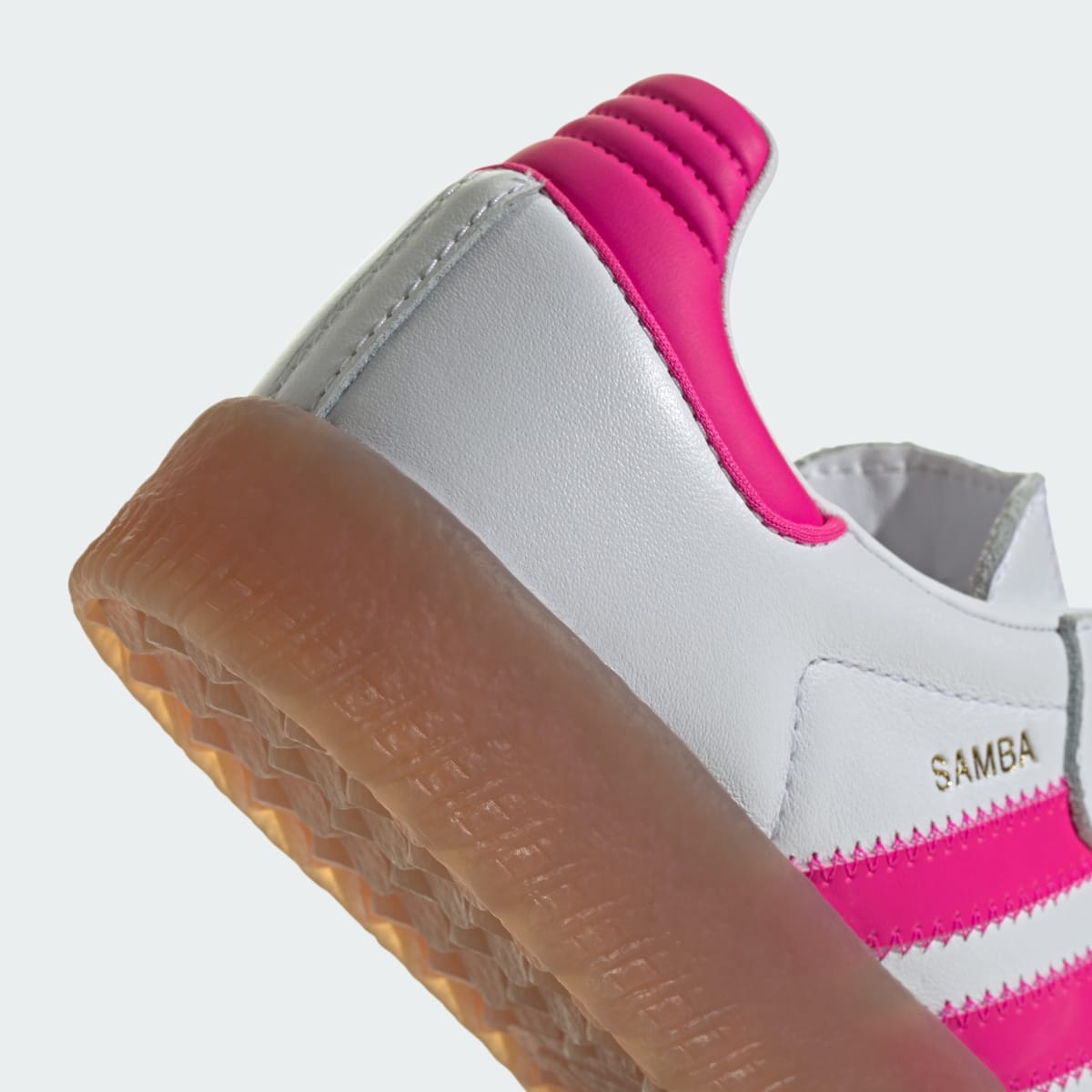 Overkicks - Adidas Sambae White Shock Pink (GS) (JP9532) - imagen 9