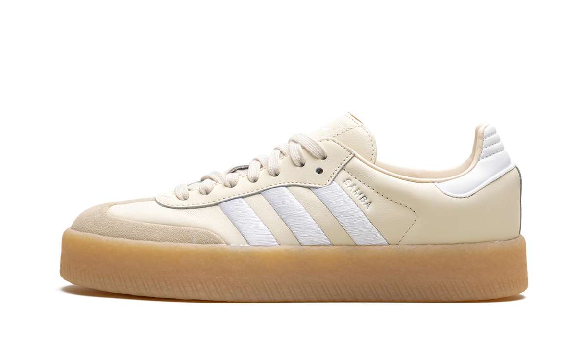 Overkicks - Adidas Sambae Wonder White Gum (Womens) (ID0434) - vista lateral