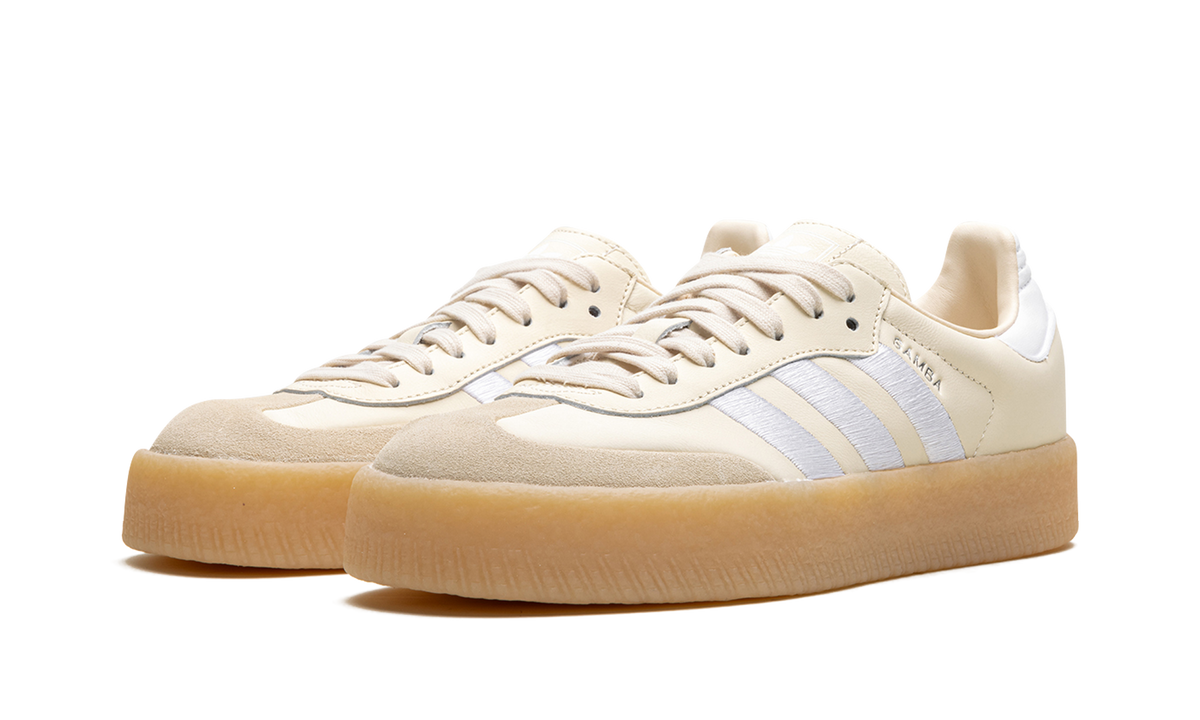 Overkicks - Adidas Sambae Wonder White Gum (Womens) (ID0434) - vista trasera