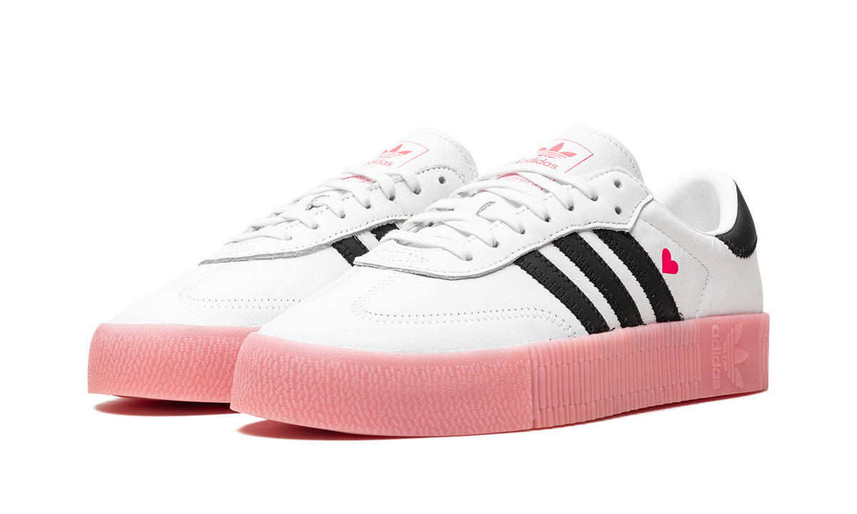 Overkicks - Adidas Sambarose Valentine (Womens) (EF4965) - vista trasera