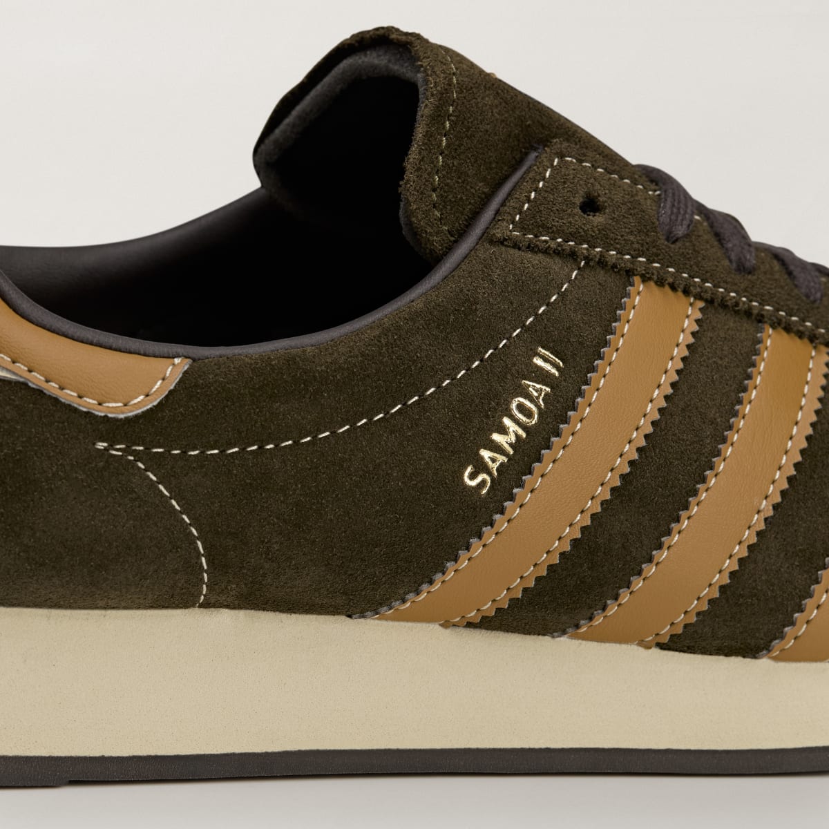 Overkicks - Adidas Samoa II SPZL Bronze Strata Tan (JR1565) - detalle lateral interior