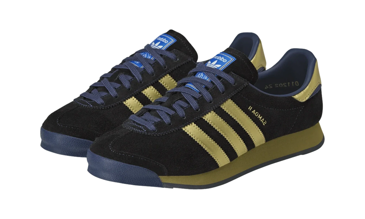 Overkicks - Adidas Samoa II SPZL Tech Indigo Matte Gold (KK4219) - vista trasera