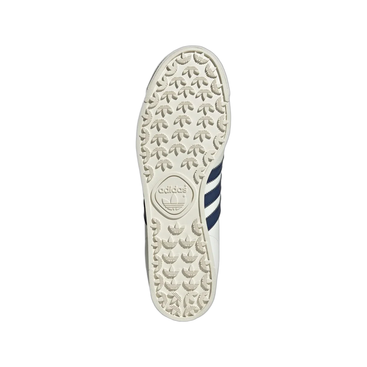 Overkicks - Adidas Samoa Off White Dark Blue Gold Metallic (JQ0047) - par completo