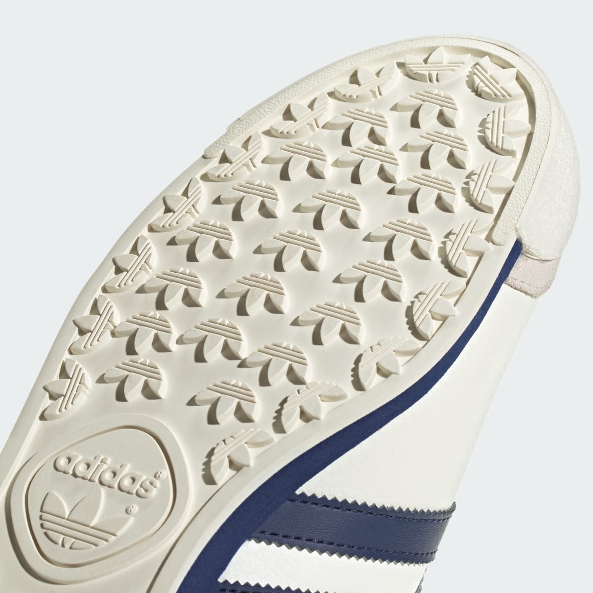 Overkicks - Adidas Samoa Off White Dark Blue Gold Metallic (JQ0047) - detalle
