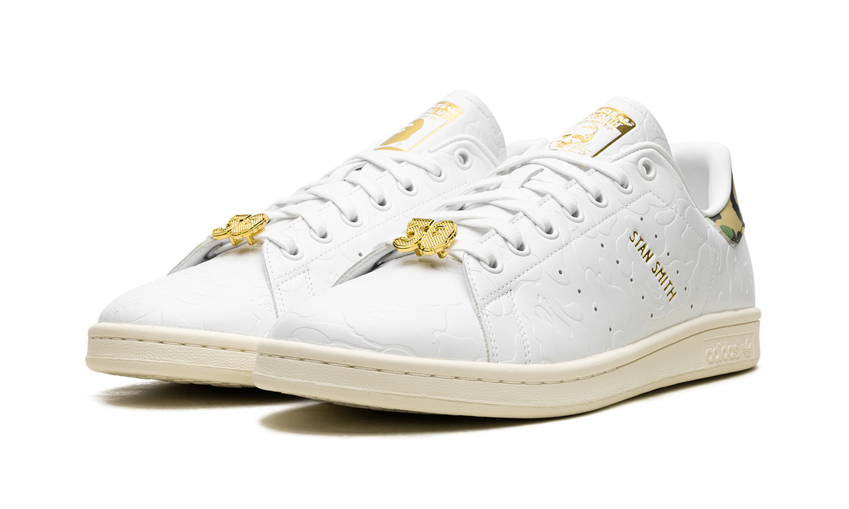 Overkicks - Adidas Stan Smith Bape 30th Anniversary White (IG1115) - vista trasera