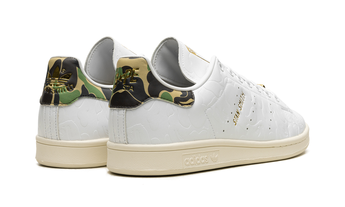 Overkicks - Adidas Stan Smith Bape 30th Anniversary White (IG1115) - par completo