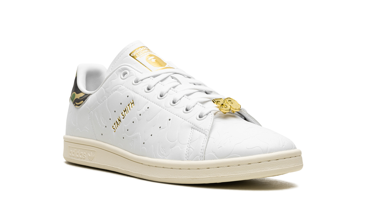 Overkicks - Adidas Stan Smith Bape 30th Anniversary White (IG1115) - detalle lateral interior