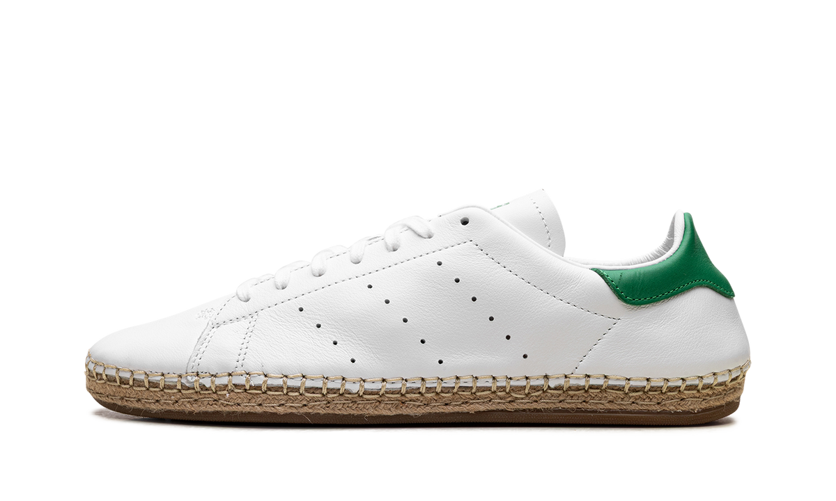 Overkicks - Adidas Stan Smith CLOT By Edison Chen Espadrille White Green (JQ9226) - vista lateral