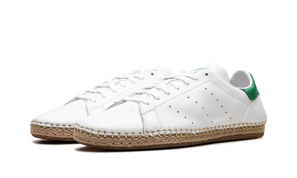 Overkicks - Adidas Stan Smith CLOT By Edison Chen Espadrille White Green (JQ9226) - vista trasera
