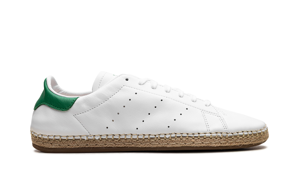 Overkicks - Adidas Stan Smith CLOT By Edison Chen Espadrille White Green (JQ9226) - detalle talón