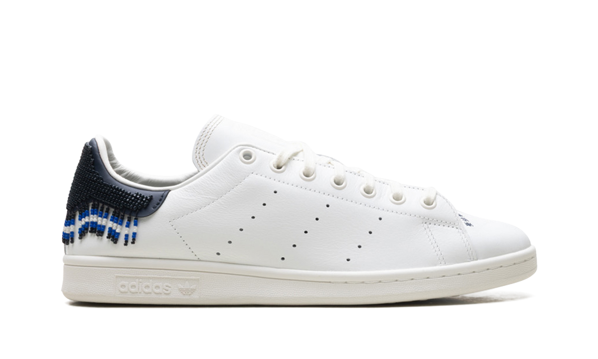 Overkicks - Adidas Stan Smith CLOT By Edison Chen Night Navy Beads (JR0022) - detalle talón